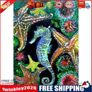 5D DIY Diamond Painting Sea Horse Full Round Drill Embroidery Home Decor