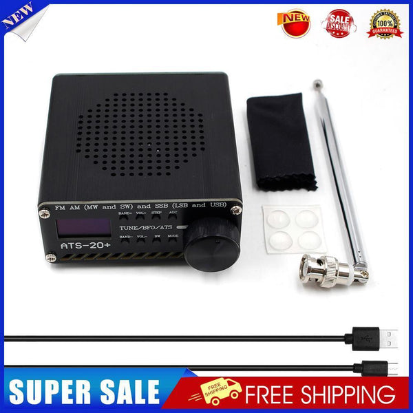 SI4732 Full Band Radio ATS-20+ Receiver AM (MW SW) SSB (LSB USB) + Antenna