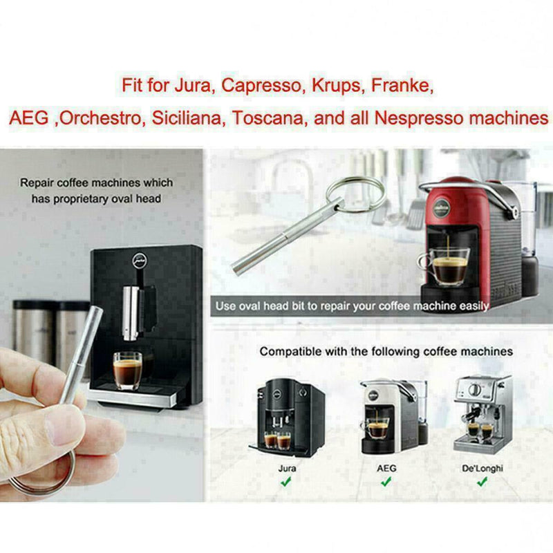 Jura AEG Coffee Machines Screws Oval Head Bit Key Opening Service CA Repair R6V5