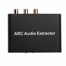 Prettygood7 HDMI ARC Audio Extractor Converter Adapter for Optical Fiber Coaxia