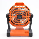 Camping Fan with LED Lamp Portable USB Quiet Cooling Fan for Outdoor Picnic