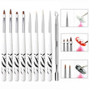 Pen Dotting Manicure Gel Brush Carving Gel Brush Drawing Pen Nail Art Brushes