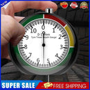 Tire Depth Detection Gauge Pointer Monitor Car Wheel Tyre Measuring Ruler