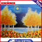 Frameless Oil Paint By Numbers DIY Ginkgo Trees Picture Craft Kit for Bedroom