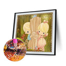 Cartoon Little Girl DIY Diamond Painting Kits Full Round Drill 40x40cm (A2374)