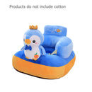 Baby Sofa Cover Soft Washable Sit Seat Chairs No Filler Cradle (Penguin)