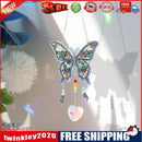 DIY Crystal Light Catching Jewelry Ornaments Wind Chime Pendant (Butterfly)
