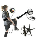 Soccer Training Belt Adjustable Football Trainer Practice Assistance Strap Black
