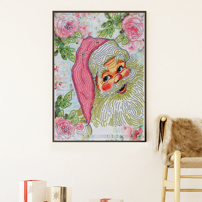 Special Shaped Santa Claus 5D DIY Diamond Painting Handwork Kit Home Decor Craft