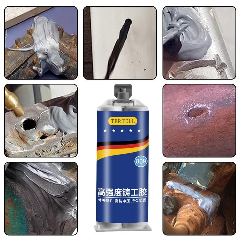 A B Glue Iron Casting Adhesive Industrial Repair Agent Welding Glue (L)