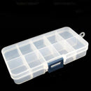 10 Slot Jewelry Rings Adjustable Tool Box Case Craft Organizer Storage Bead