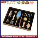 Feather Dip Pen Fountain Retro Fire Lacquer Seal Set Calligraphy Stationery Gift