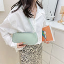 Nylon Women Handbag Solid Casual Totes Travel Underarm Shoulder Bag (Green)
