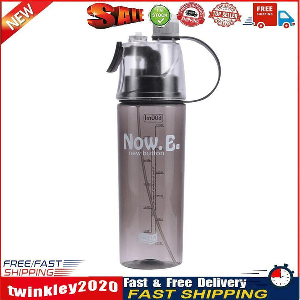 600mL Sports Spray Kettle Outdoor Cycling Camping Leakproof Water Bottle Newly