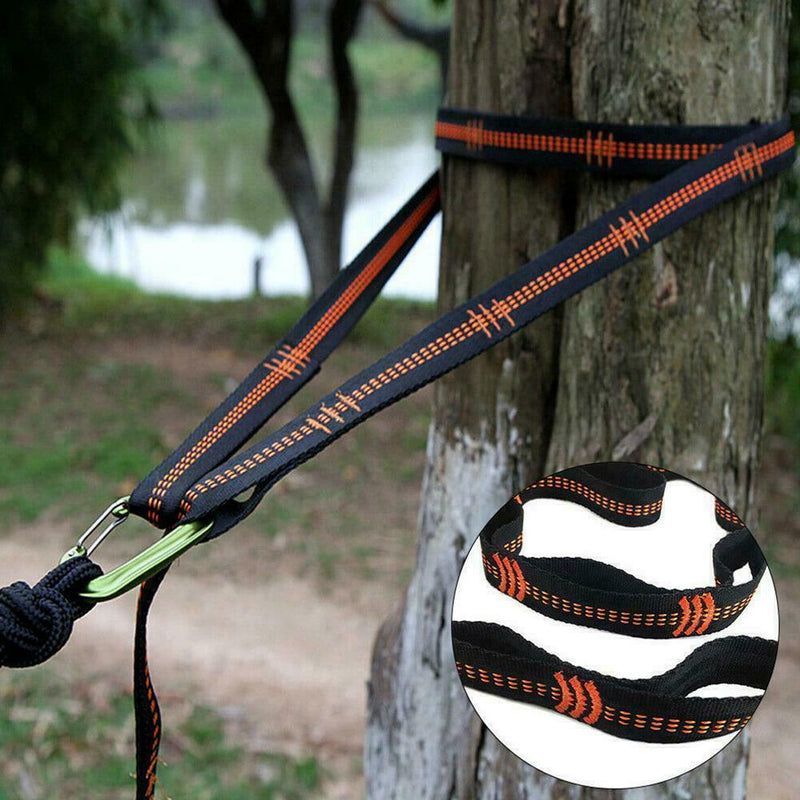 Adjustable Hammock Hanging Tree Strap Outdoor Camping Portable D2F9