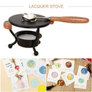 Deer Shape Retro Wax Seal Stamp Sealing Wax Furnace Pot Stove Card Making Tools