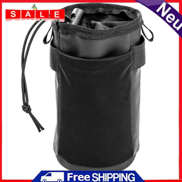 Bicycle Insulated Water Bottle Holder Pouch Bike Handleable Drawstring Kettle Bag