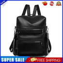 #A Unisex Backpack Waterproof Leather Large Capacity Travel Anti Theft Rucksac