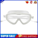 Swimming Goggles with Earplugs Waterproof Adults Diving Eyewear (White)2x