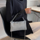 Fashion Rhinestone Messenger Bag Shiny Chain Ladies Envelope Crossbody Handbags