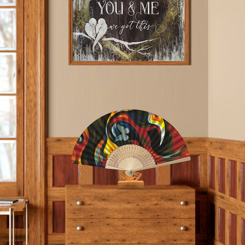 Butterfly Folding Fans DIY Painting By Numbers Fans Art Home Decor for Gifts