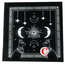 Tarot Card Tablecloth Divination Altar Cloth Corduroy 49x49cm (Style C)