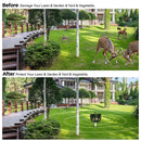 Solar Animal Repeller Ultrasonic Motion Sensor Bird Deer Raccoon Deterrent Newly