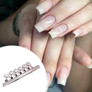 6pcs C-Curve Pinching Clips Set Metal Nail Art Tools Acrylic Clamp 2022 Gel E6X3