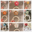 Hoops Hair Ornament Lovely Hair Accessories Headbands Flower Lamb Wool Cute