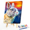 Oil Paint By Numbers Animal Color Drawing Frameless Hand Painted Picture Decor