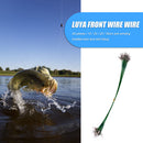 20pcs Anti-bite Fishing Line Steel Wire Leader Fishing Tackle (25cm Green) Newly