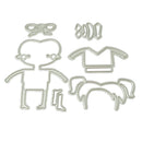 Baby Girl Smile Clear Cutting Dies Stencil DIY Scrapbooking Template Gift-200589