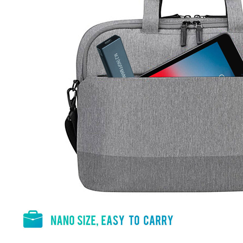 10Gbps USB 3.1 Type to M.2 NGFF PCIe NVMe SSD Case Enclosure Adapter Grey