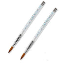 Painting Pen Nail Art Brush 100% Nylon For Acrylic Powder Acrylic Nail Brush