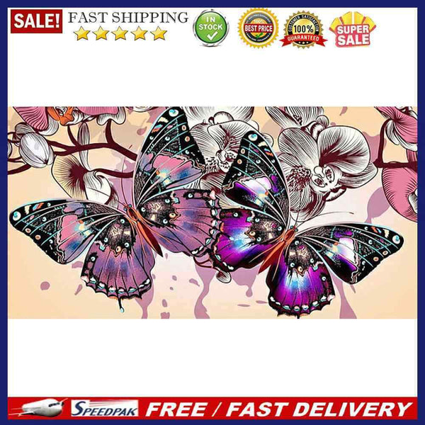 Diamond Painting 5D Butterfly DIY Full Round Drill Mosaic Picture Crafts Ar