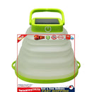 LED Solar Camping Lantern USB Rechargeable Collapsible Tent Lamp (Green) Newly