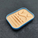 Silicone Suture Training Pad Tool Acupuncture Skin Module for Doctor Nurse