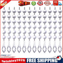 12pcs Crystal Bead Curtain Beads Pendant Wedding Hanging Curtain Home Decor