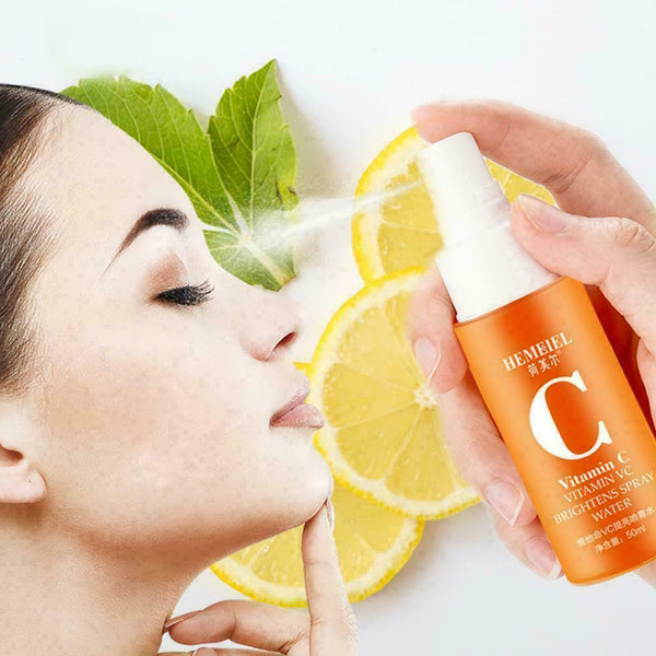 Vitamin C Toner Brightening Spray Moisturizing Pores Face Shrink Ser TI U9C3