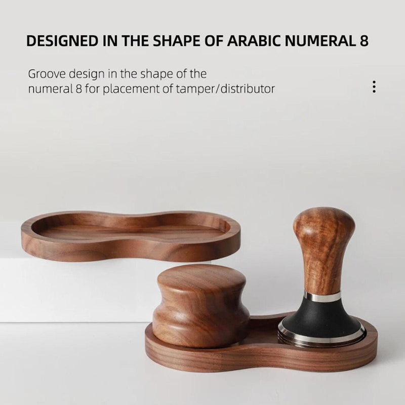 Coffee Tamper Coffee Press Tool Wood Base for Press Coffee Powder.