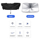 Auto Front Window Sunshade Interior Windshield Car Protector Parasol (L) Newly