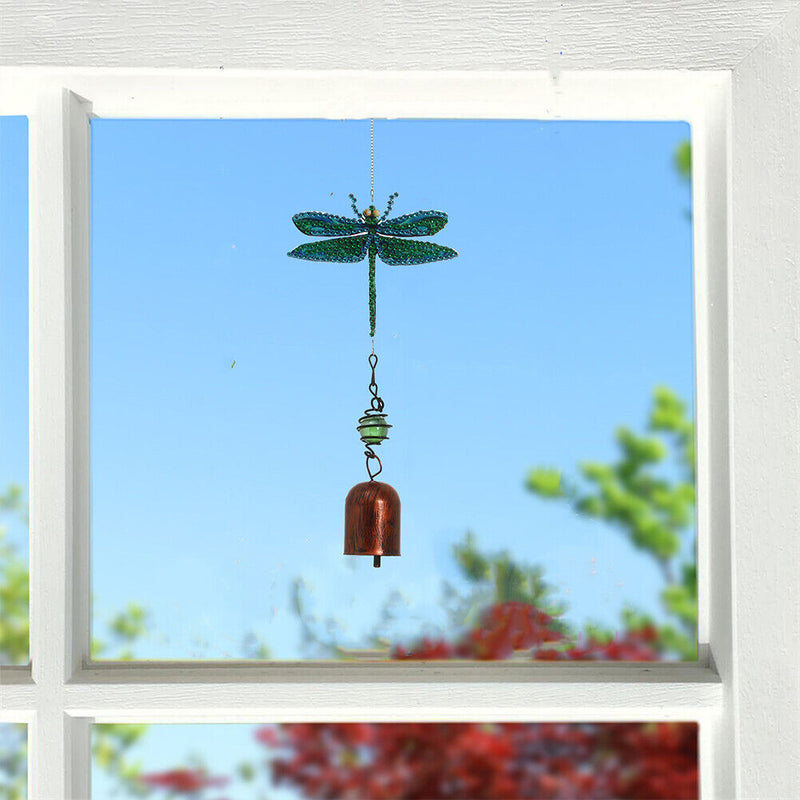 5D Dragonfly Diamond Painting Wind Chime Pendant Mosaic Kit Decor (DZ3062)