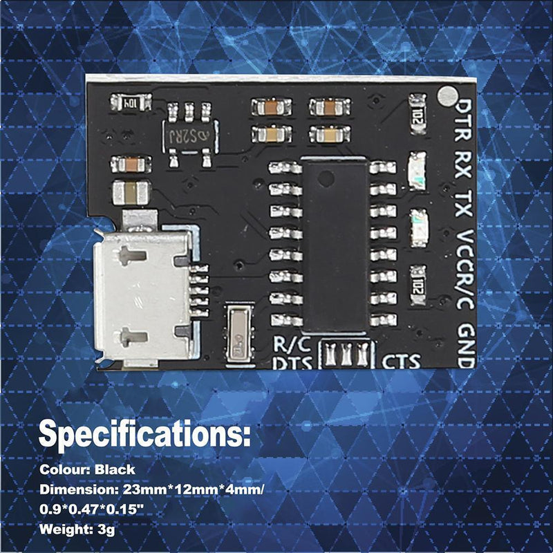 For WEMOS CH340G Breakout 5V 3.3V USB to Serial Module Board for Downloader