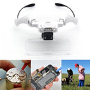 HD Magnifying Glass with LED Light Magnifier with 5 Lenses for Jewelry Appraisal