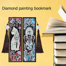 2x Diamond Painting Bookmark DIY Special Shaped Drill Animal Tassel Gift Crafts