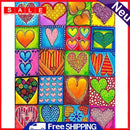 5D DIY Full Drill Diamond Painting Heart Embroidery Cross Stitch Kit Needlework