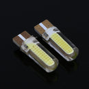 2/4/6W5W T10 168 3W LED Car White Shows Wide Lightweight Silicone License Parking Plate