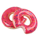Inflatable Swimming Ring Pink Donut Design Beach Thickening Ring (80cm) Newly