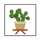 14CT Partial Cross Stitch Cactus Stamped DIY Kits Cotton Thread Embroidery