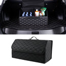 Car Trunk Organizer Multiuse Tools Storage Bag (Large Black+Black Line)